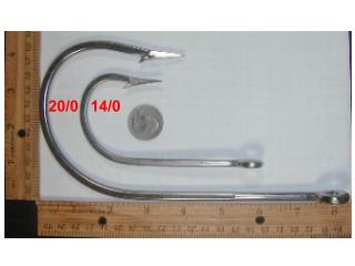 Lucky Joes 7731 SS Large Fishing Hooks