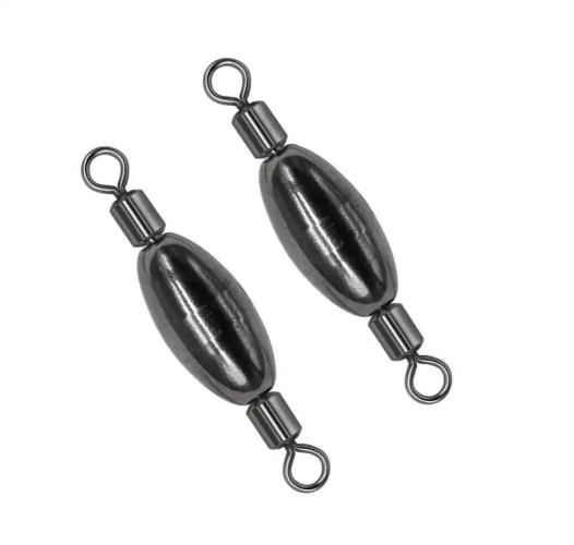 Lead free weighted crane swivel sinkers